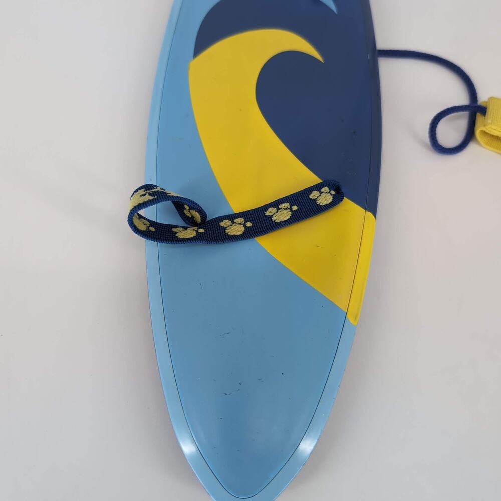 Build A Bear Workshop Blue & Yellow Catch A Wave 13" Surfboard with Strap - GUC - Picture 5 of 10